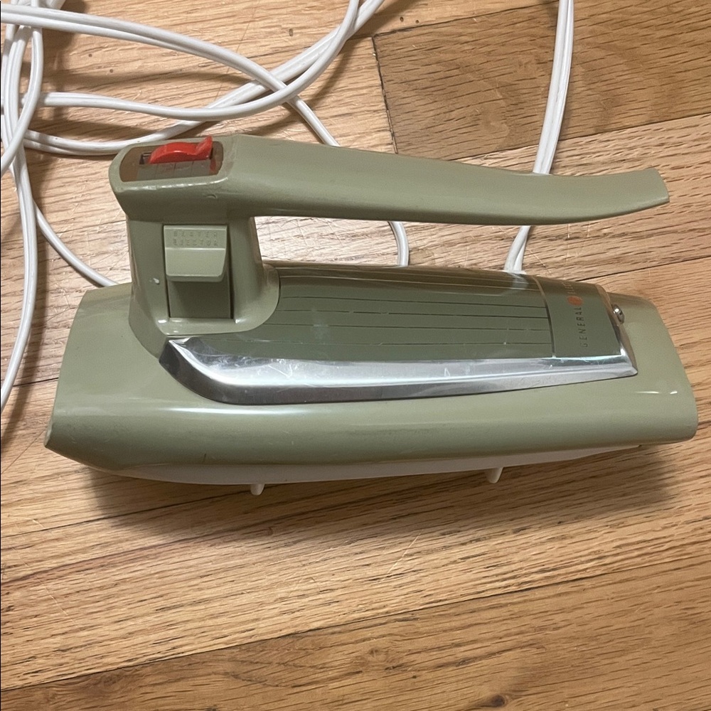 Vintage Green General Electric Hand Mixer